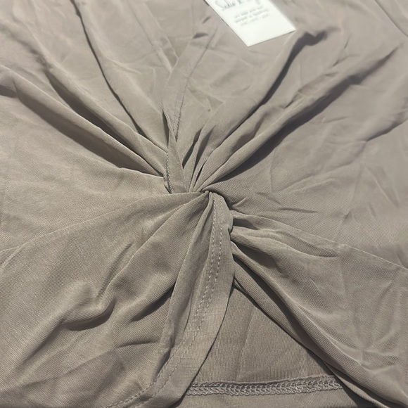 Plain tan brand new Sadie and sage shirt - Picture 3 of 4